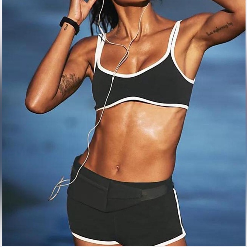 Free People Movement — Duet Mini Bra & Micro Shorts Set — Size XL